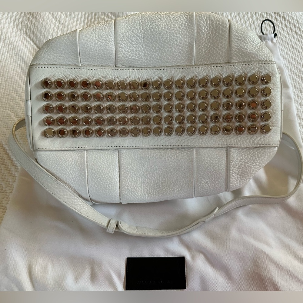 ALEXANDER WANG Rocco White Leather Bag - Picture 3 of 11